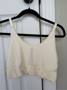 AnaOno Cream Wireless Bralette with Adjustable Straps
